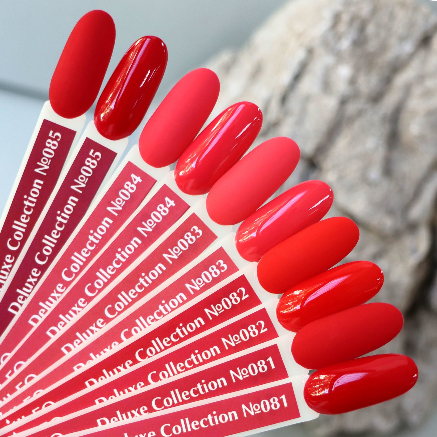 Gel Polish Komilfo Deluxe Series D081 (dark red, enamel), 8 ml