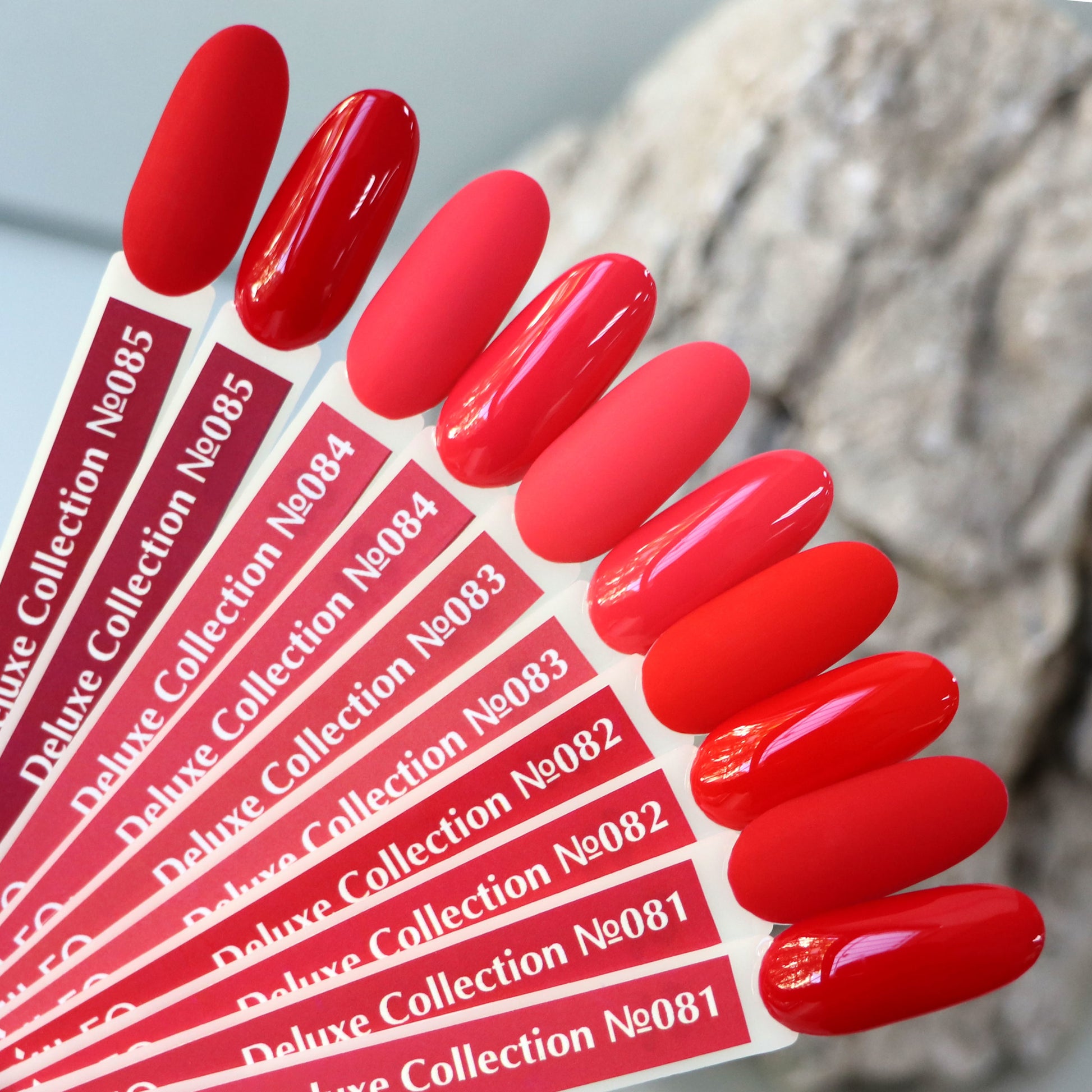 Gel Polish Komilfo Deluxe Series D081 (dark red, enamel), 8 ml