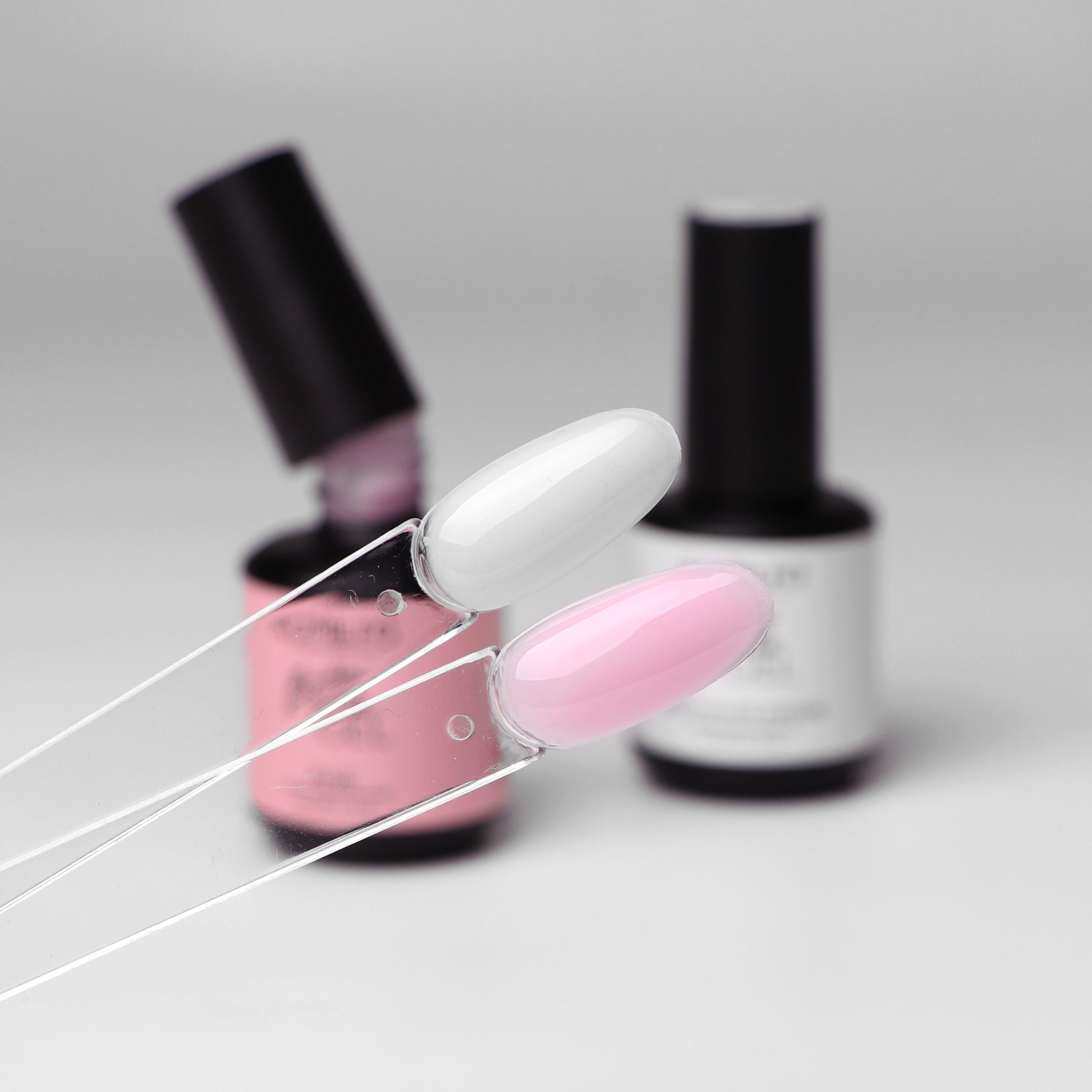 Bottle Gel Milky White Intense with brush, 15ml