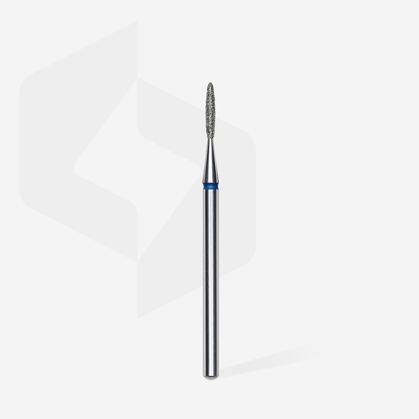 Diamond nail drill bit flame blue EXPERT head diameter 1,4 mm / working part 8 mm - LuckyShop - Staleks