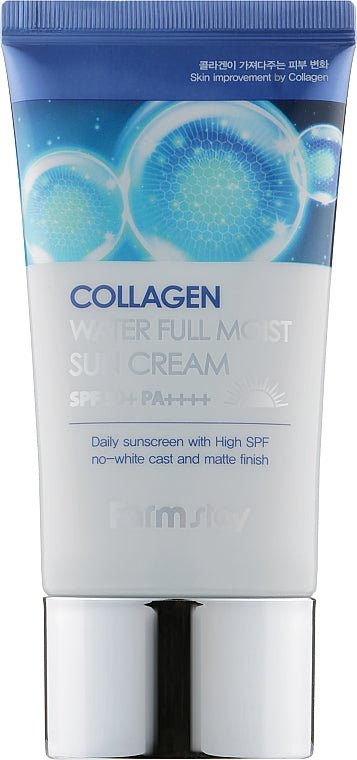 Farmstay Collagen Water Full Moist Sun Cream SPF50+ PA++++ - LuckyShop - FarmStay