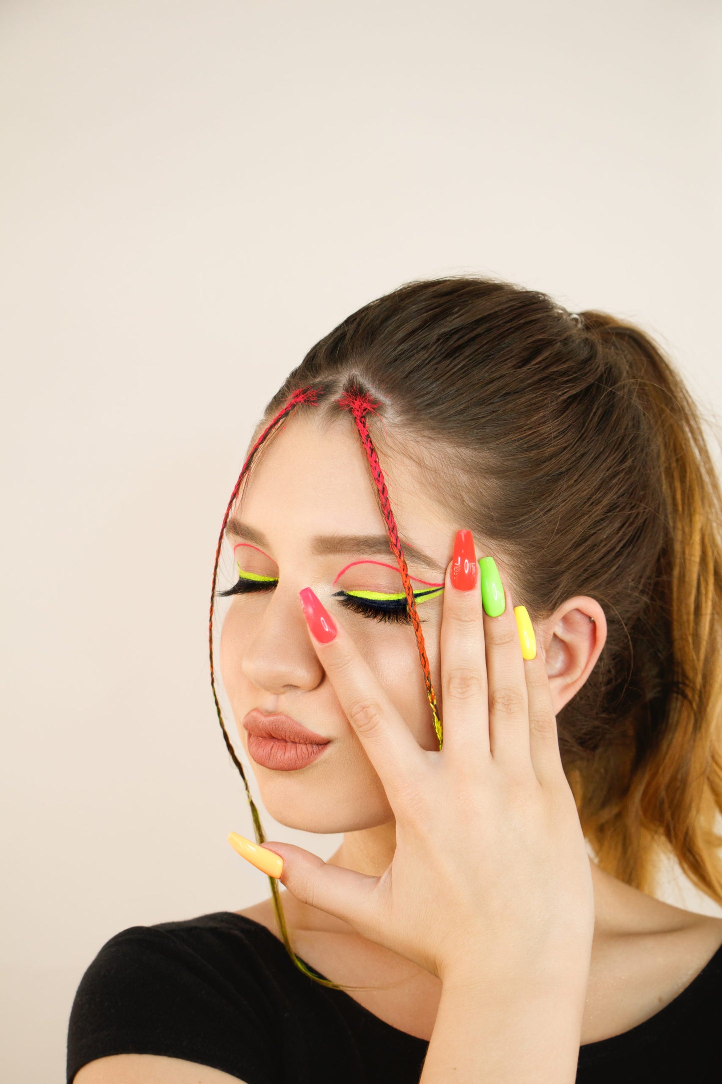 Gel Polish Komilfo Kaleidoscopic Collection K003 (solar, neon), 8 ml