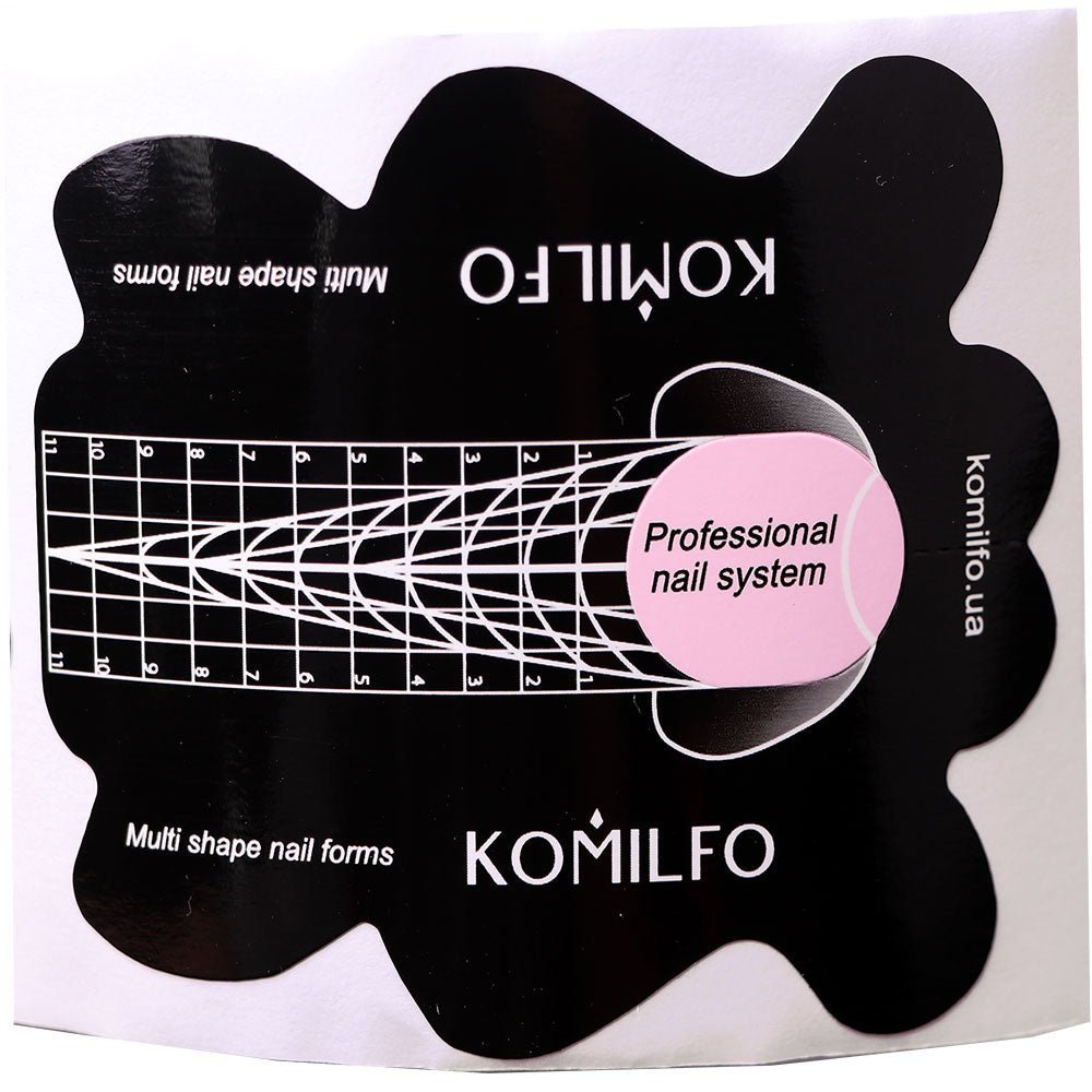 Komilfo Multi Shape Nail Forms – multifunctional nail forms - LuckyShop - Komilfo