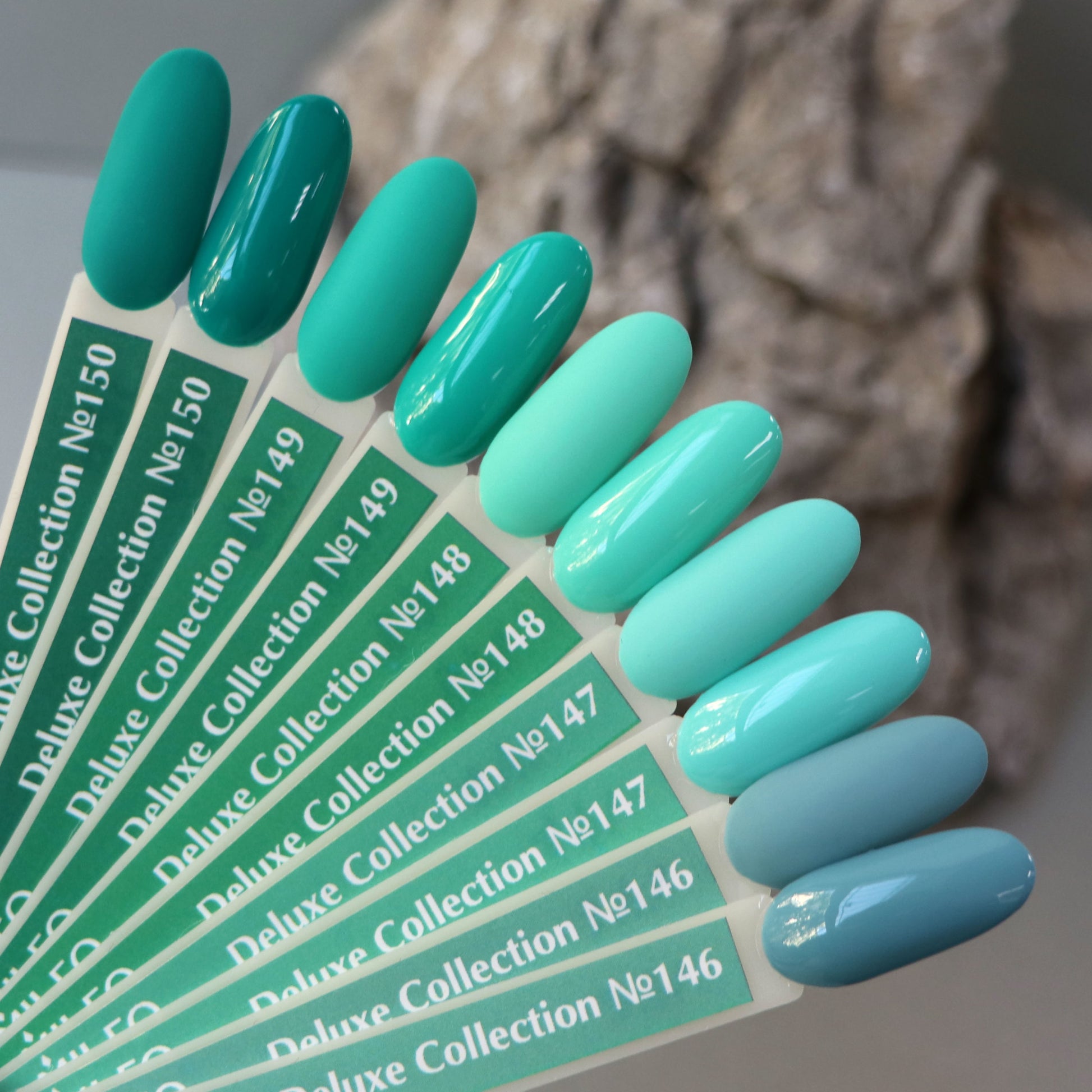 Gel Polish Komilfo Deluxe Series D150 (saturated, turquoise green, enamel), 8 ml