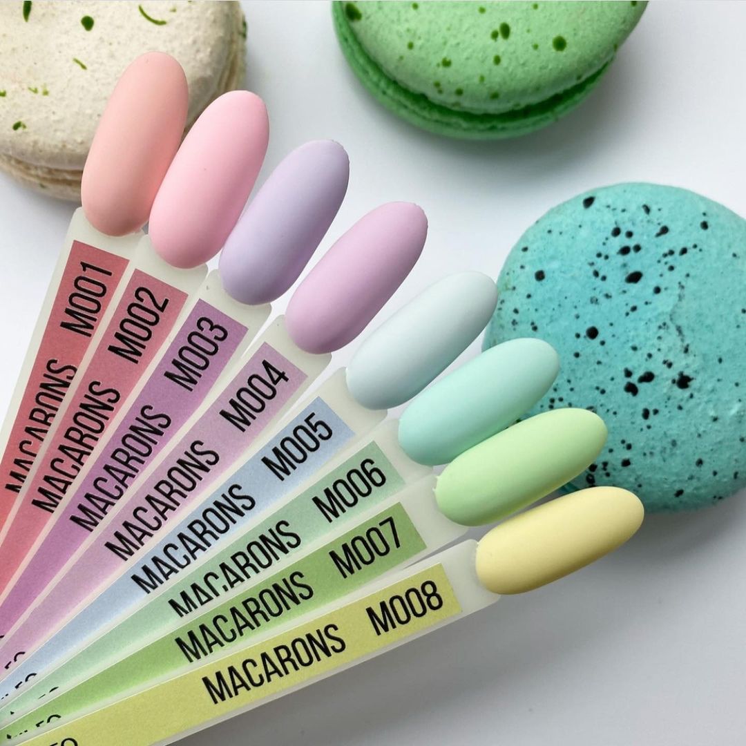 Gel Polish Komilfo Macarons M005 (pastel heavenly, enamel), 8 ml
