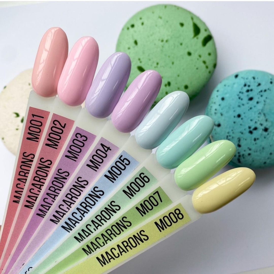 Gel Polish Komilfo Macarons M002 (pastel pink, enamel), 8 ml