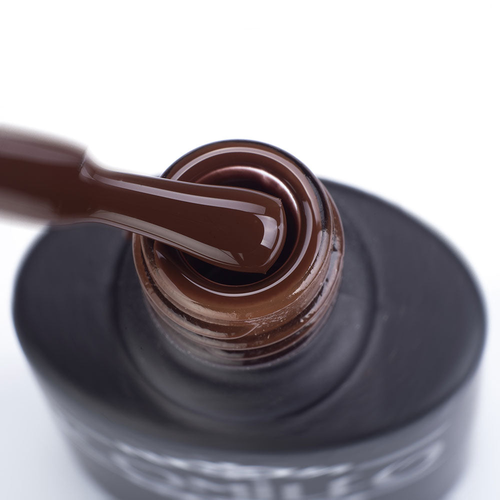Gel Polish Komilfo Deluxe Series D216 (dark brown, enamel), 8 ml
