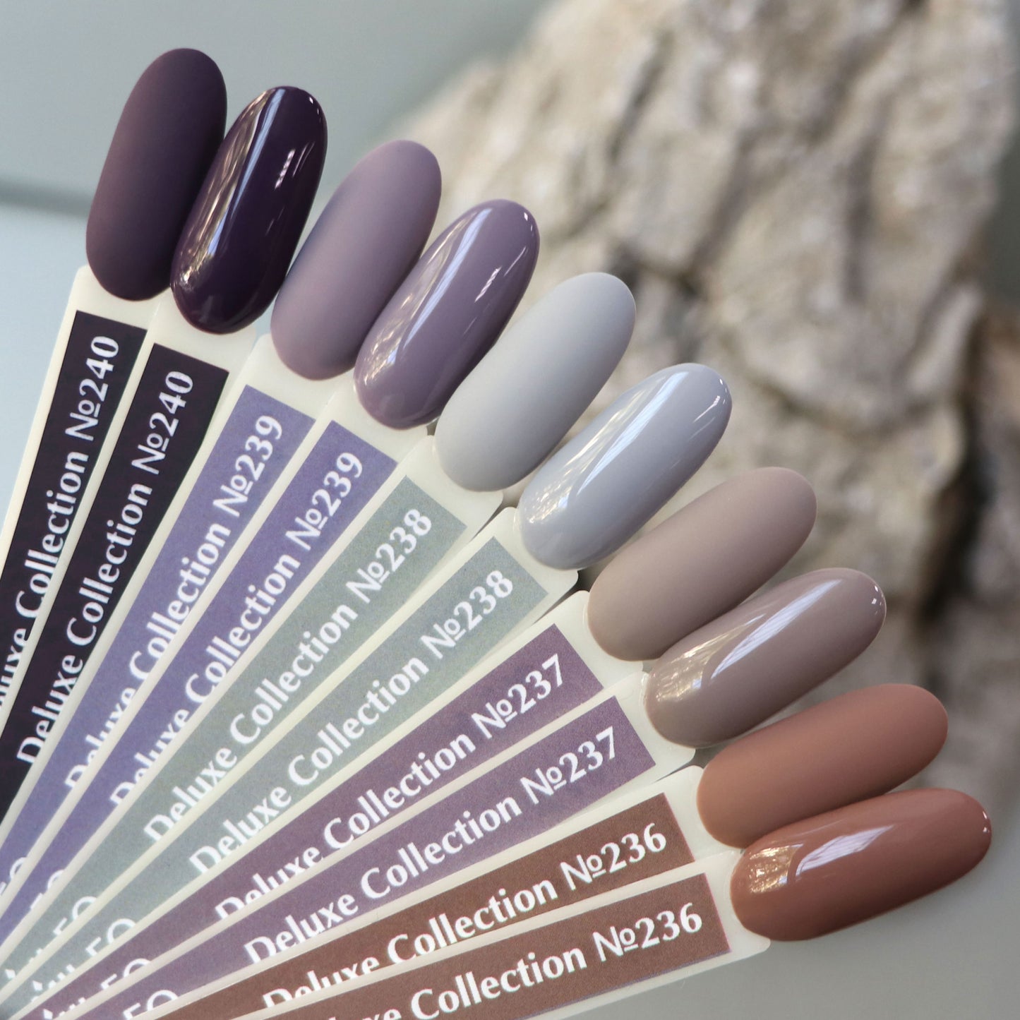 Gel Polish Komilfo Deluxe Series D240 (muted purple, enamel), 8 ml