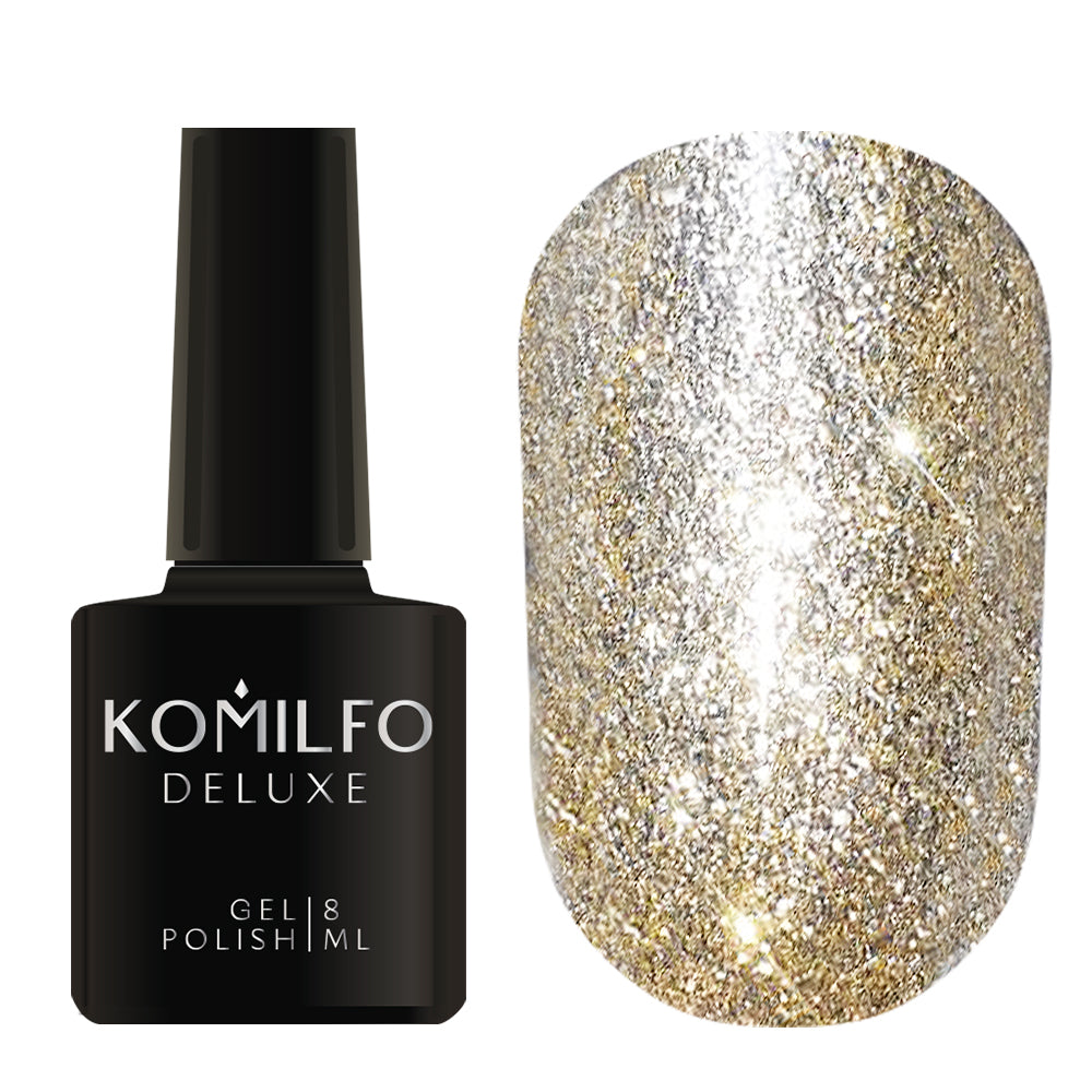 Komilfo Liquid Glam Gel LGG003 (golden), 8 ml