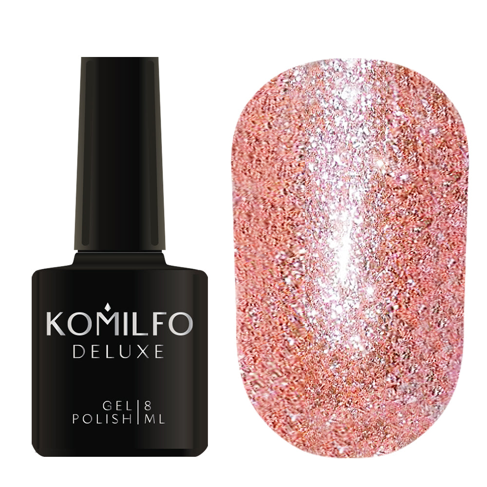 Komilfo Liquid Glam Gel LGG007 (deep pink), 8 ml