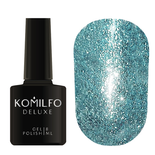 Komilfo Liquid Glam Gel LGG009 (turquoise), 8 ml