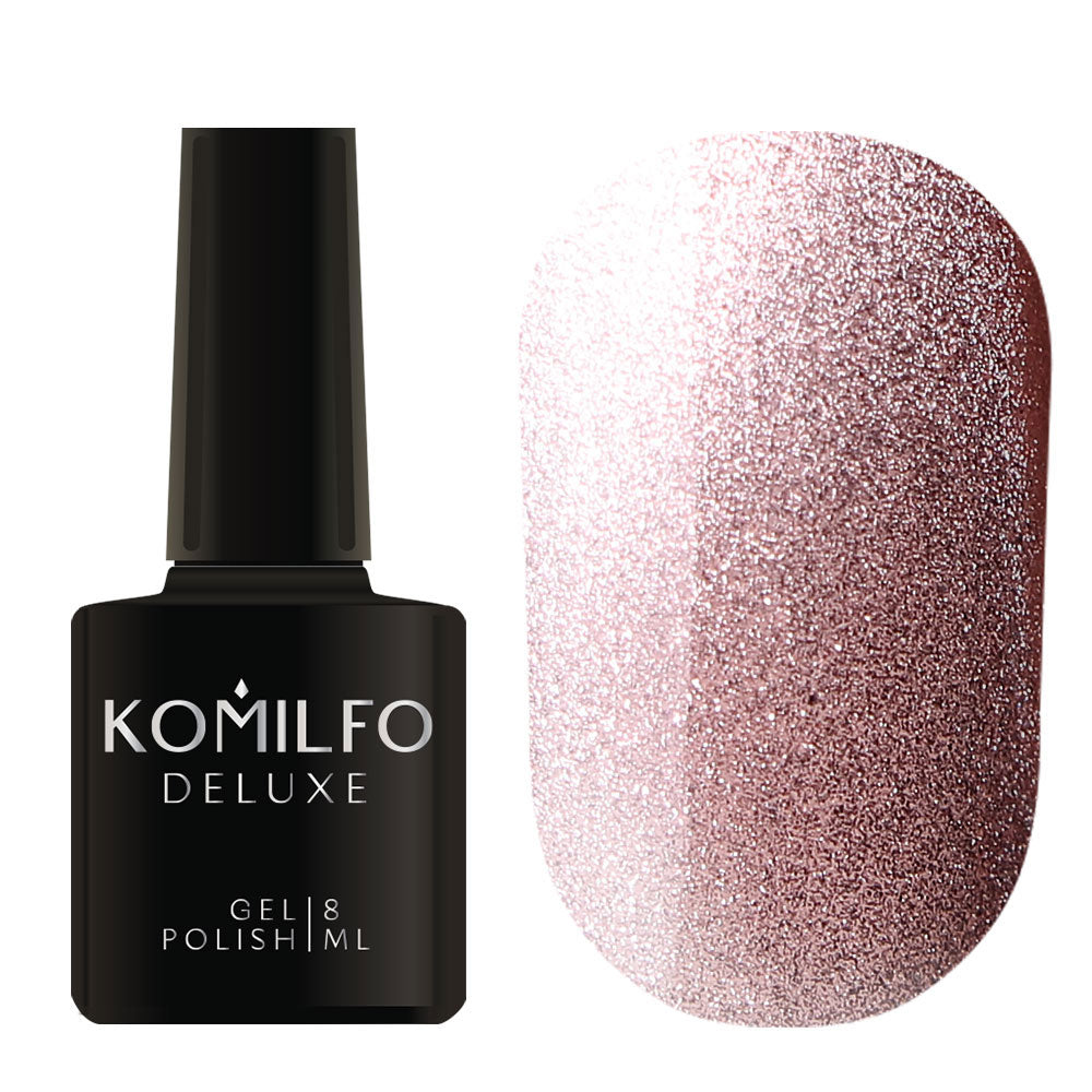 Gel Polish Komilfo 9D Cat’s eye Nude 001 (beige, magnetic), 8 ml
