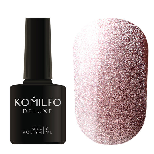 Gel Polish Komilfo 9D Cat’s eye Nude 001 (beige, magnetic), 8 ml