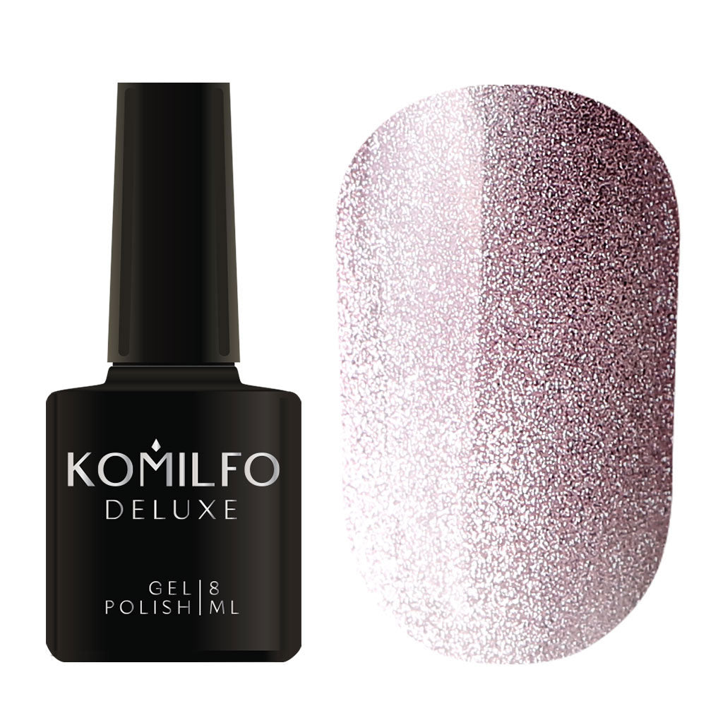 Gel Polish Komilfo 9D Cat’s eye Nude 003 (purple, magnetic), 8 ml