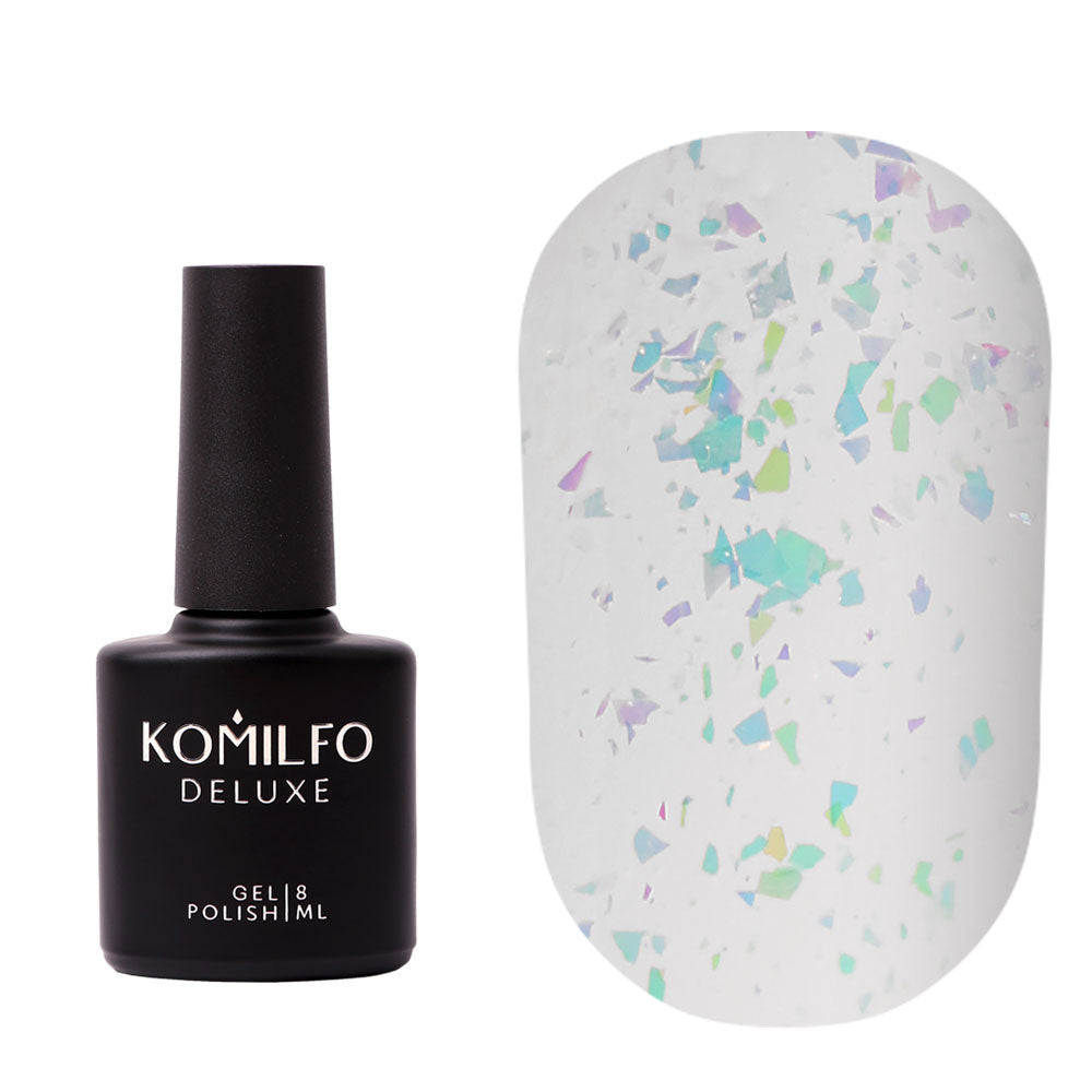 No Wipe Chameleon Top – top without a sticky layer with unicorn flakes, 8ml