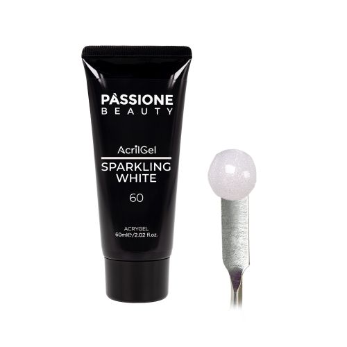 AcrilGel Tube Sparkling White - 60ml - LuckyShop - Passione