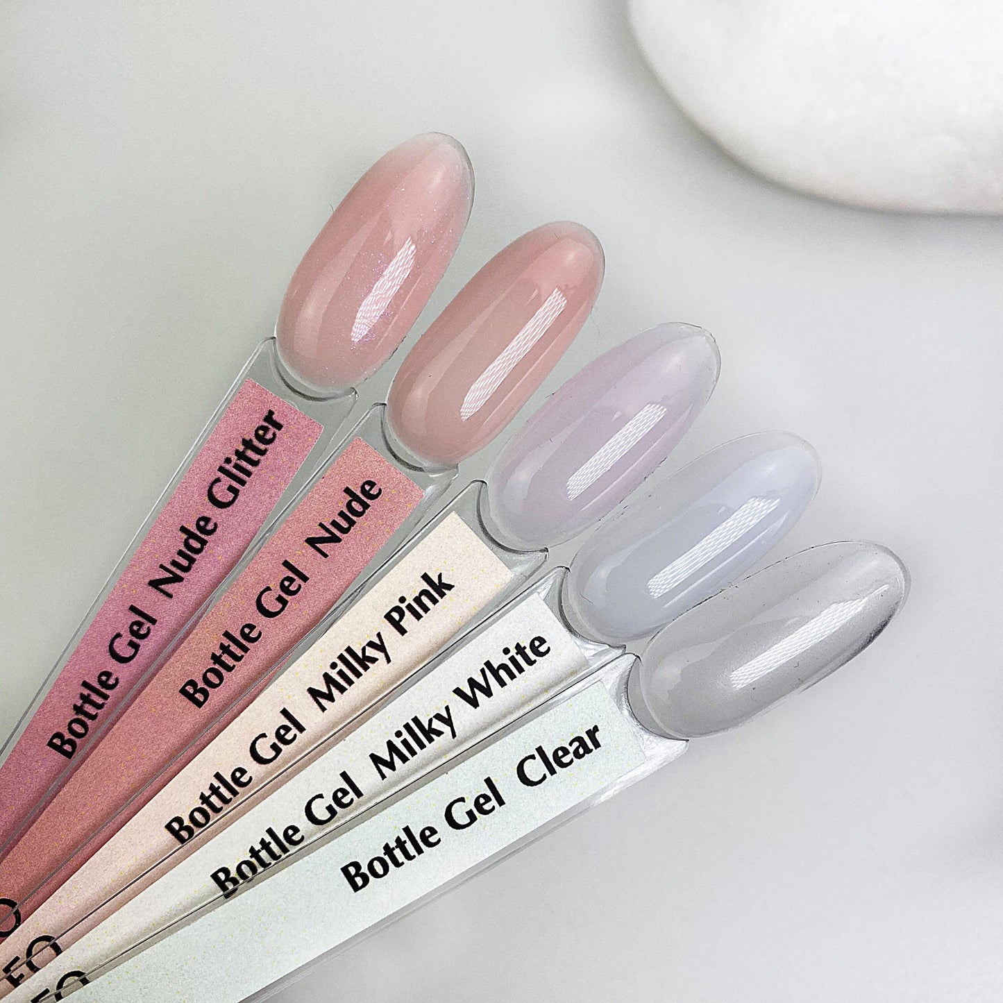 Bottle Gel Clear with brush, 15ml - LuckyShop - Komilfo