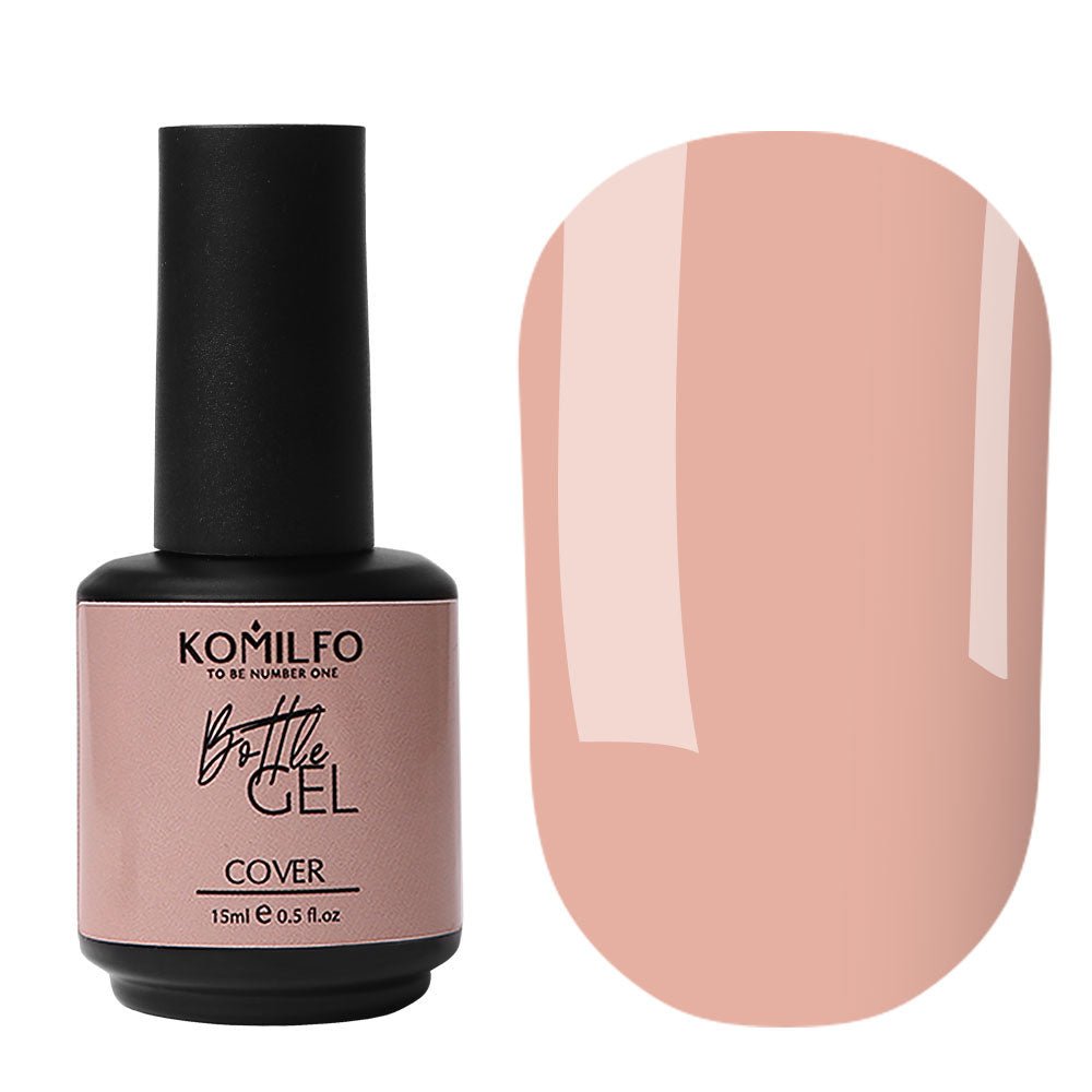 Bottle Gel Cover with brush, 15ml - LuckyShop - Komilfo
