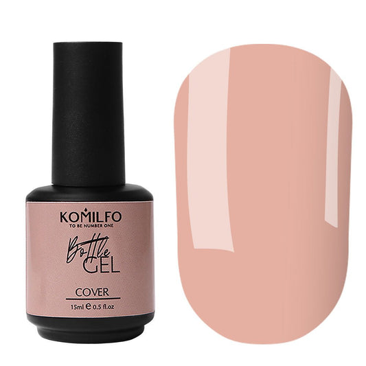 Bottle Gel Cover with brush, 15ml - LuckyShop - Komilfo