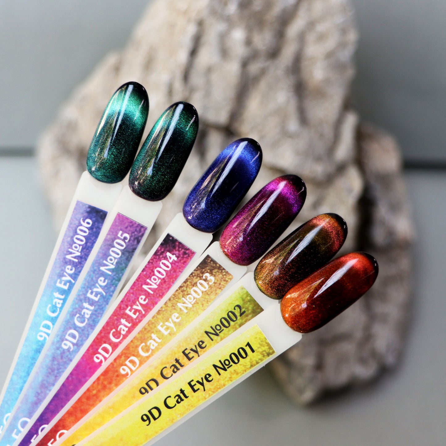 Gel Polish 9D Cat’s eye 006 (turquoise green, magnetic), 8ml