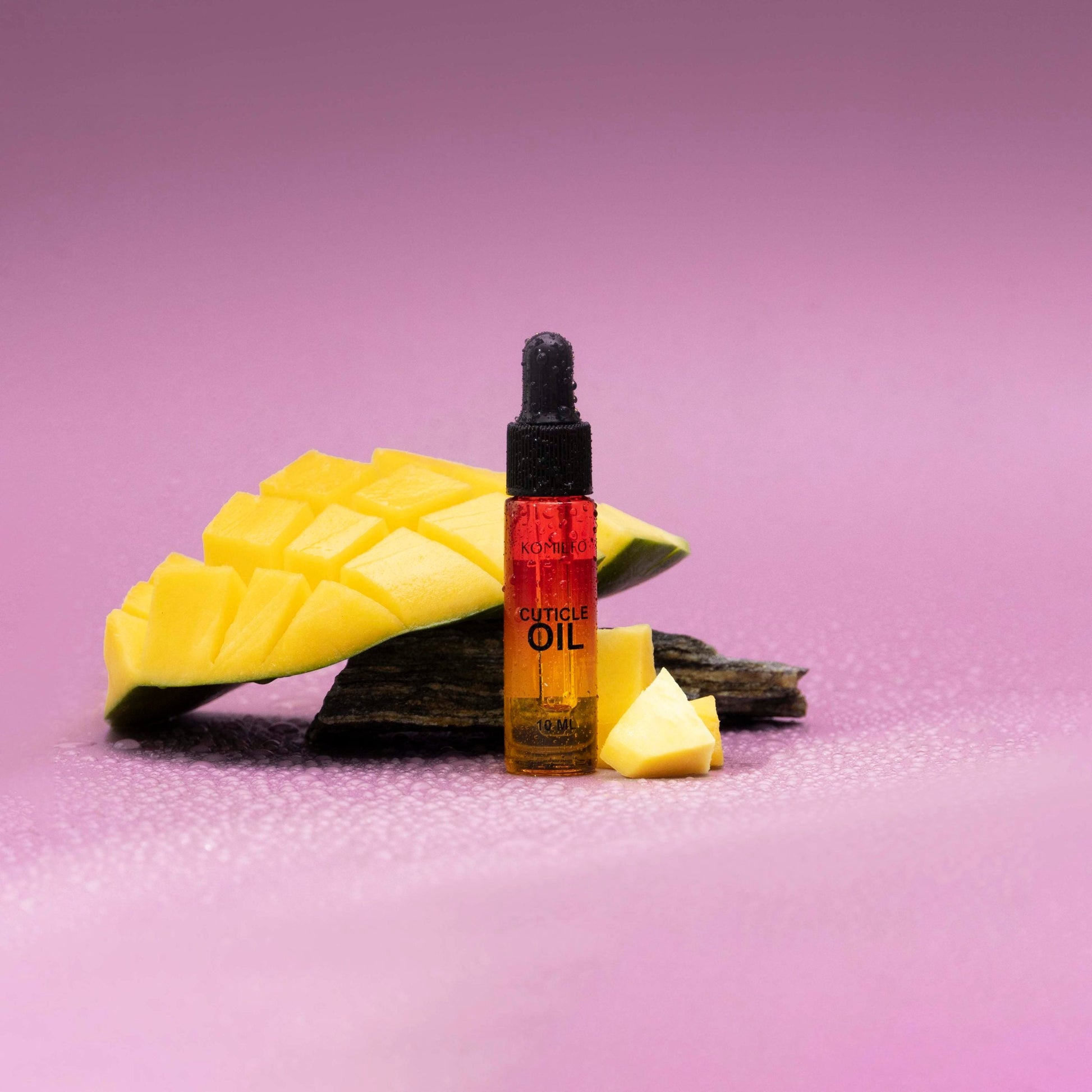 cuticle oil with dropper “Mango aroma”, 10ml - LuckyShop - Komilfo