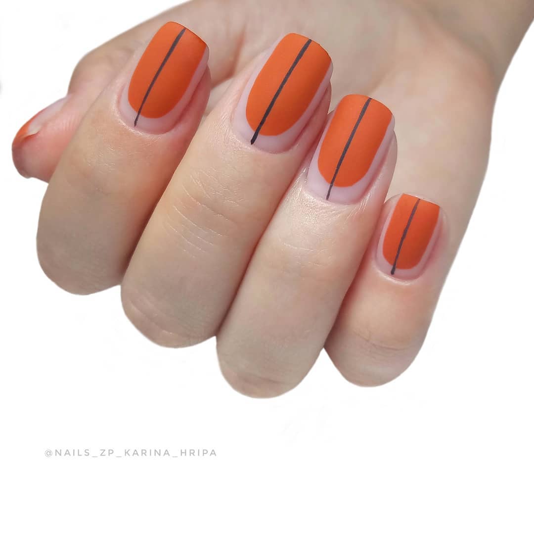 Gel polish Komilfo Deluxe Series D073 (dark orange, enamel), 8 ml