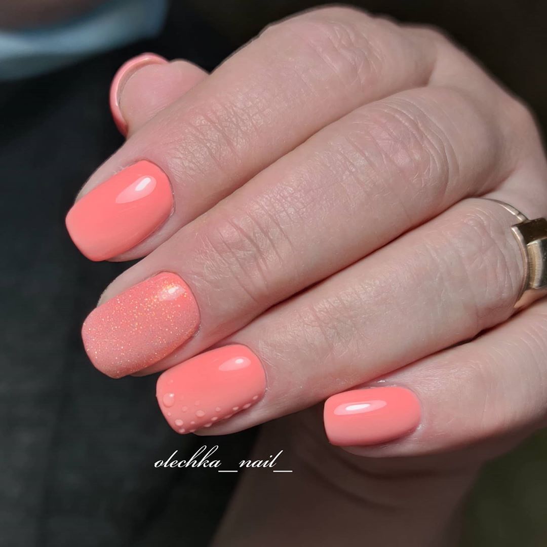 Gel Polish Komilfo Deluxe Series D076 (peach pink, enamel), 8 ml