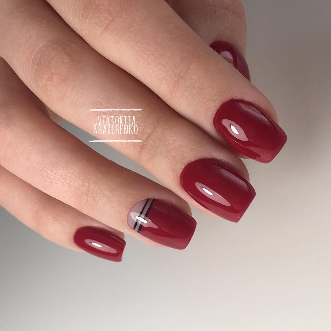 Gel polish Komilfo Deluxe Series D088 (raspberry-burgundy, enamel), 15 ml