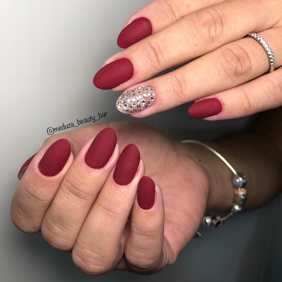 Gel Polish Komilfo Deluxe Series D089 (burgundy, enamel), 8 ml