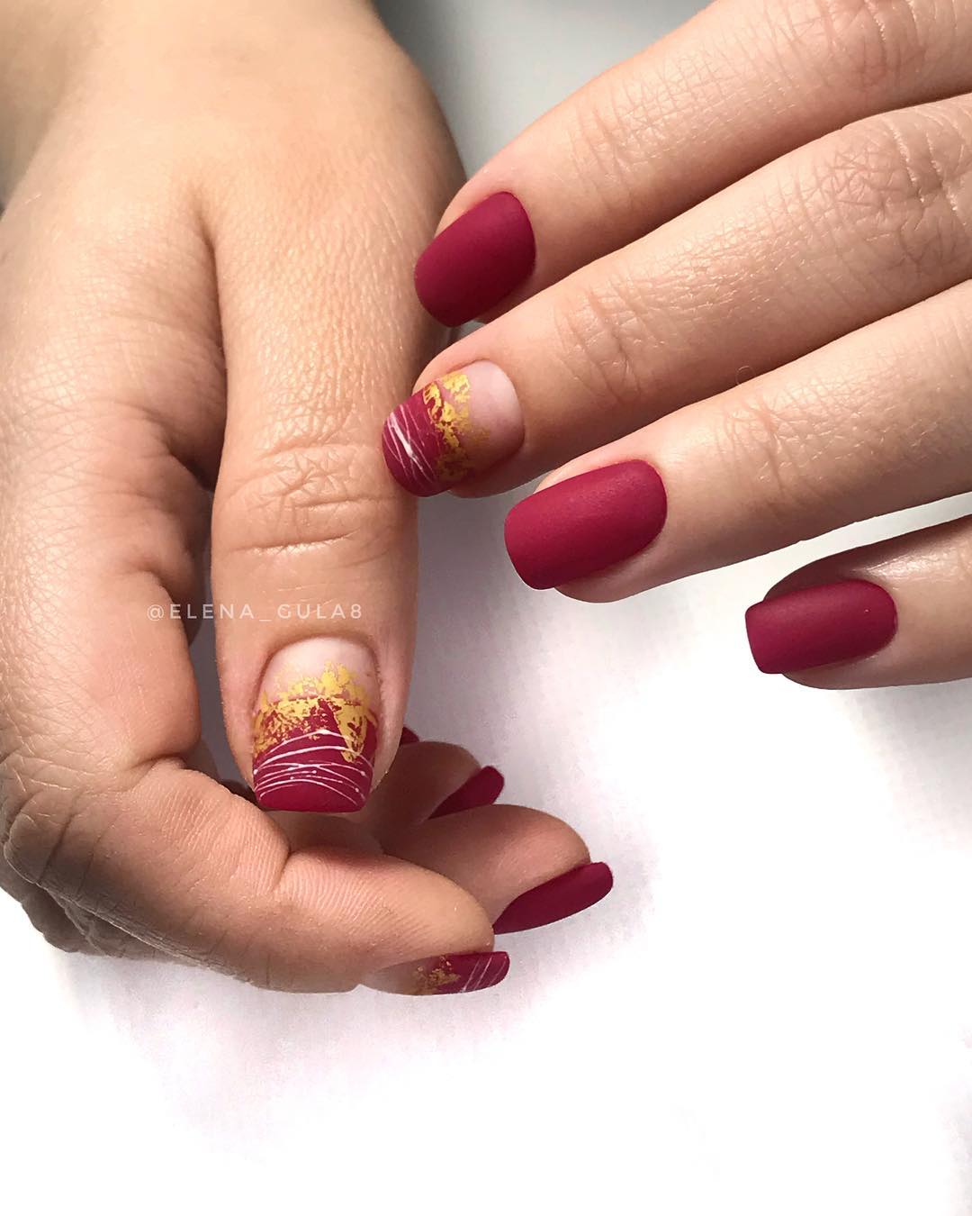 Gel Polish Komilfo Deluxe Series D090 (berry dark raspberry, enamel), 8 ml