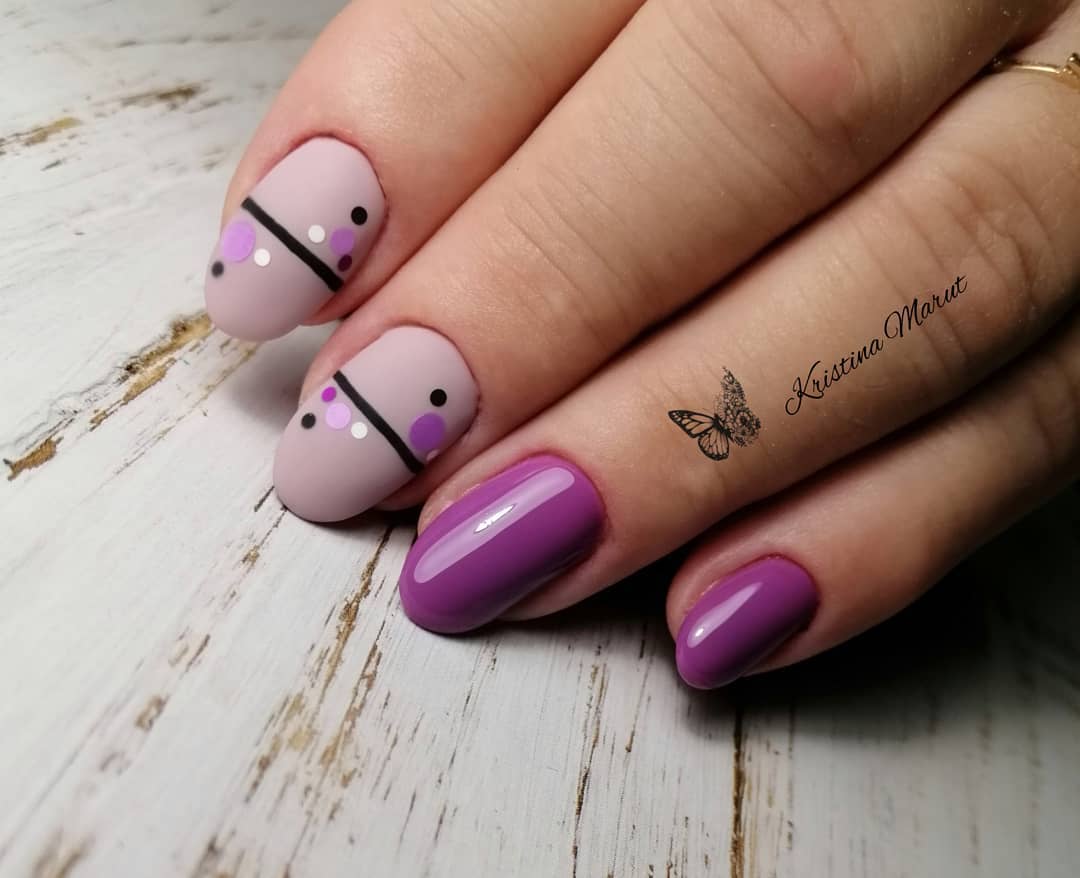 Gel polish Komilfo Deluxe Series D248 (dark, muted lilac, enamel), 8 ml