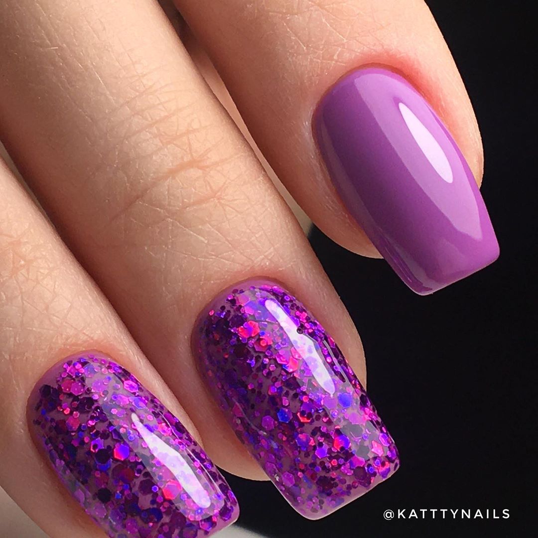 Gel polish Komilfo Deluxe Series D249 (purple-lilac, enamel), 8 ml