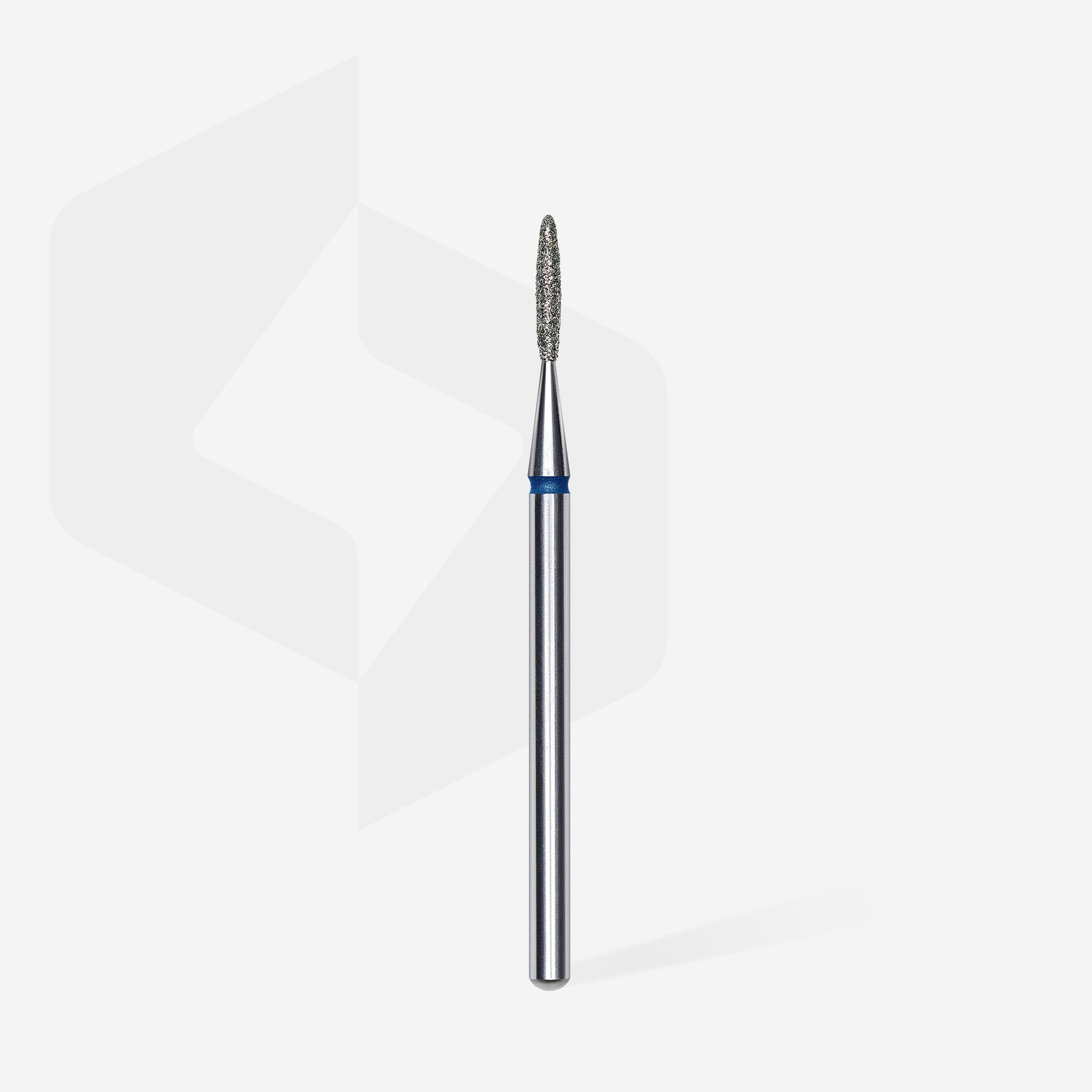 Diamond nail drill bit flame blue EXPERT head diameter 1,4 mm / working part 8 mm - LuckyShop - Staleks