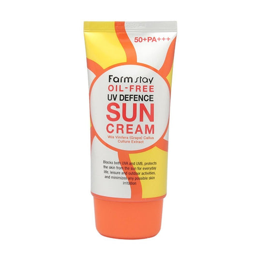 FarmStay - Oil Free UV Defense Sun Cream SPF50+ PA++++ - LuckyShop - FarmStay