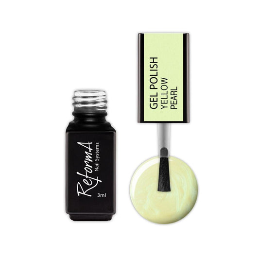 Gel Polish - Yellow Pearl, 3ml - LuckyShop - Reforma