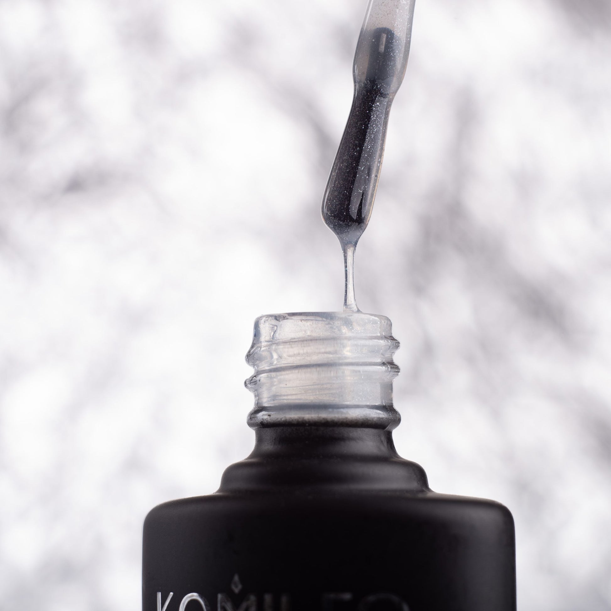 Glitter Top – top for gel polish with glitter without sticky layer, 15ml - LuckyShop - Komilfo