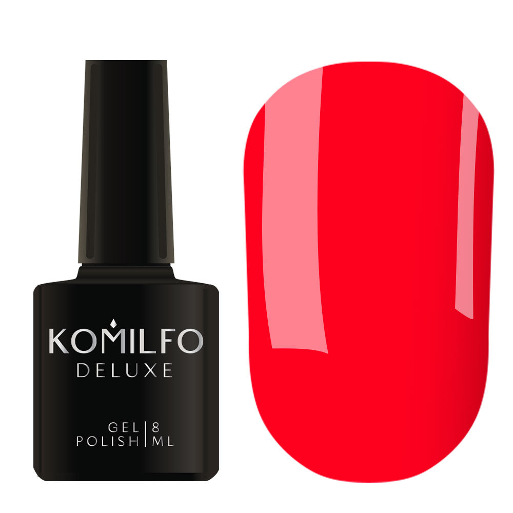 Gel Polish Komilfo Kaleidoscopic Collection K007 (muted coral, neon), 8 ml