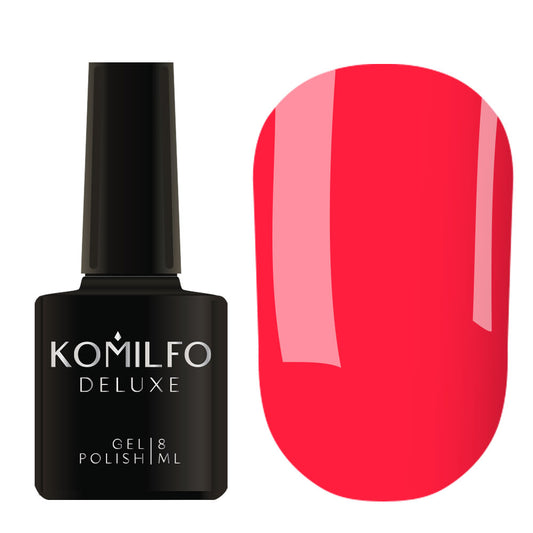 Gel Polish Komilfo Kaleidoscopic Collection K009 (bright pink, neon), 8 ml