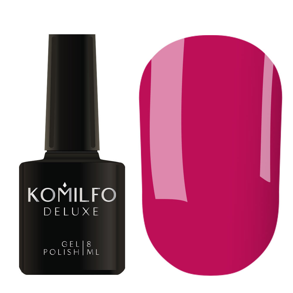 Gel Polish Komilfo Kaleidoscopic Collection K010 (fuchsia, neon), 8 ml