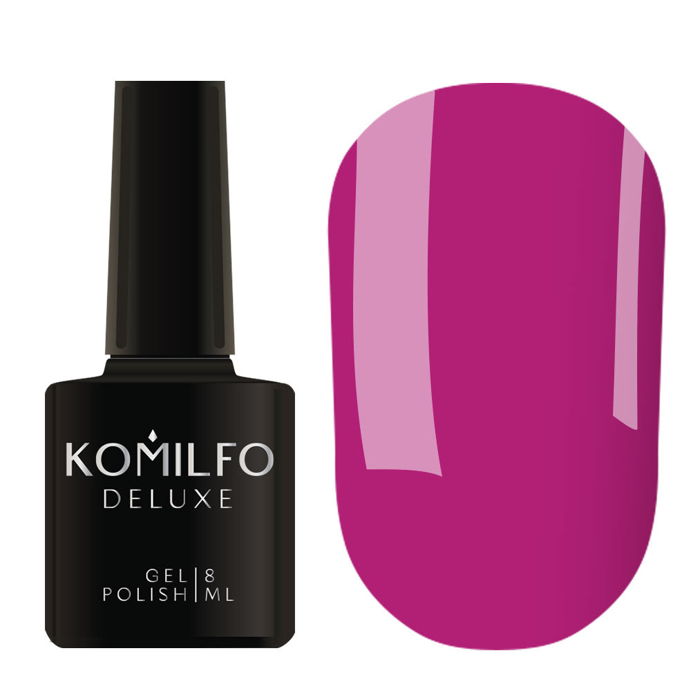 Gel Polish Komilfo Kaleidoscopic Collection K013 (pink violet, neon), 8 ml