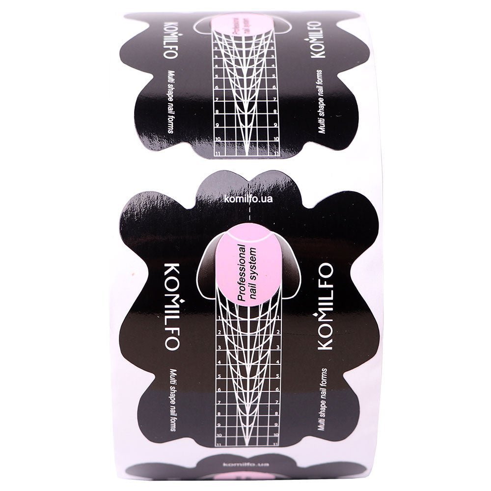 Komilfo Multi Shape Nail Forms – multifunctional nail forms - LuckyShop - Komilfo