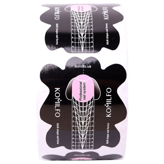 Komilfo Multi Shape Nail Forms – multifunctional nail forms - LuckyShop - Komilfo