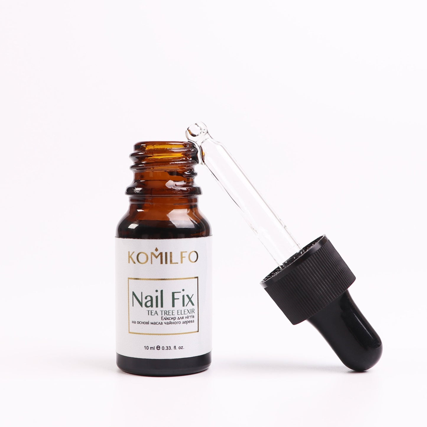 Komilfo Nail Fix elixir for nails with tea tree, with dropper, 10 ml - LuckyShop - Komilfo