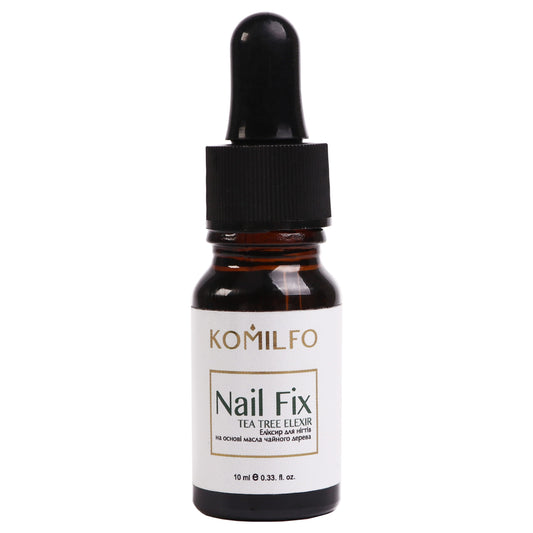 Komilfo Nail Fix elixir for nails with tea tree, with dropper, 10 ml - LuckyShop - Komilfo