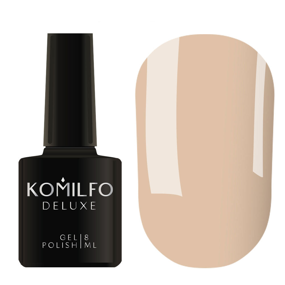 Gel Polish Komilfo Deluxe Series D010 (light beige, enamel), 8 ml