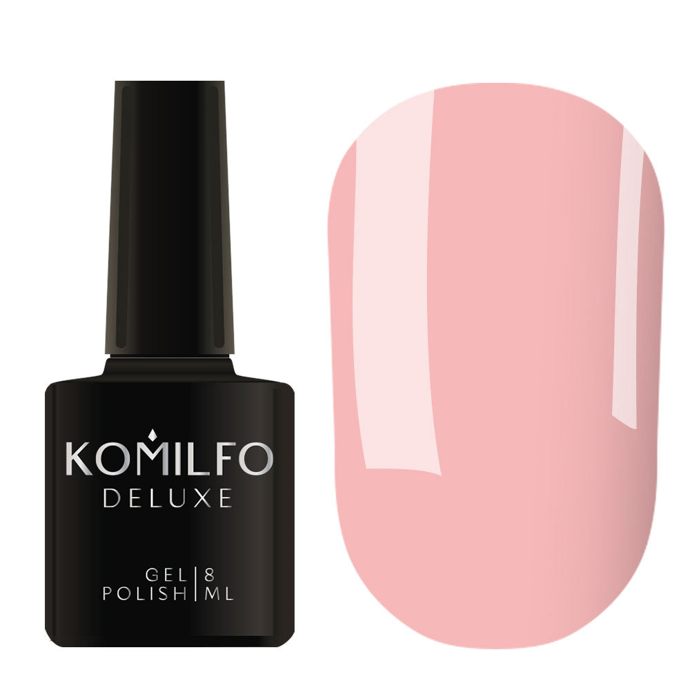 Gel Polish Komilfo Deluxe Series D016 (pink sherbet, enamel), 8 ml