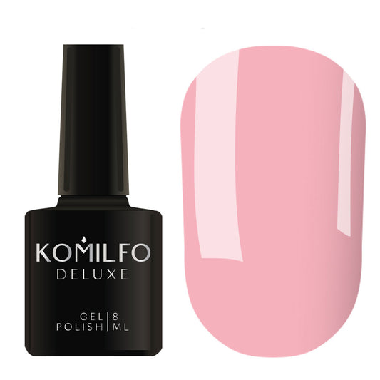 Gel polish Komilfo Deluxe Series D017 (slightly lilac-pink, enamel), 8 ml