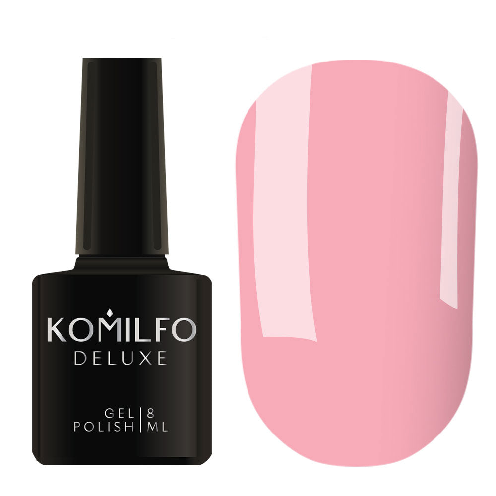 Gel polish Komilfo Deluxe Series D018 (muted pink, enamel), 8 ml