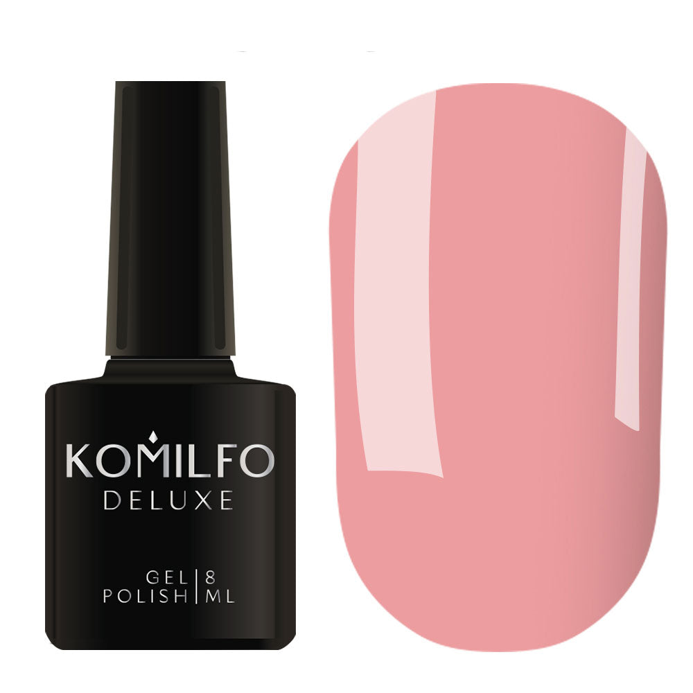 Gel Polish Komilfo Deluxe Series D019 (salmon pink, enamel), 8 ml