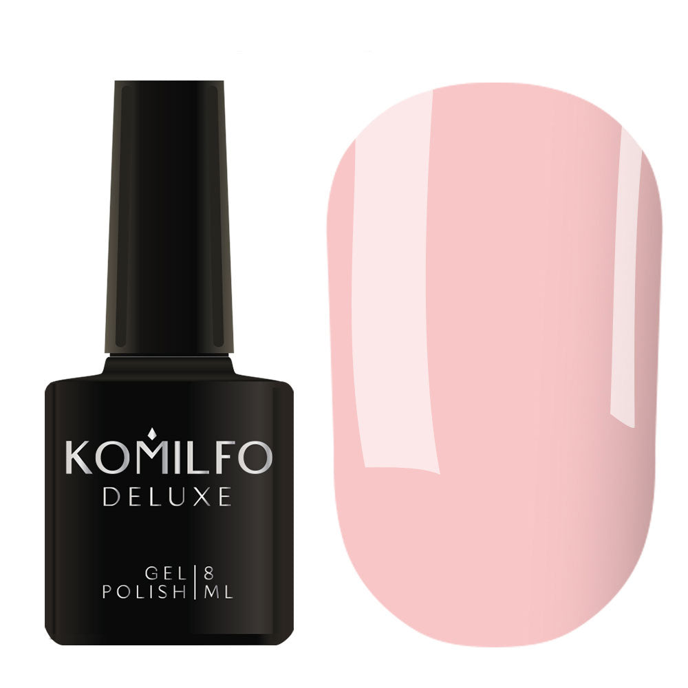 Gel Polish Komilfo Deluxe Series D025 (light, muted pink, enamel), 8 ml